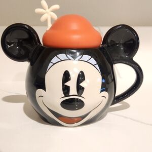Disney Black and Orange Mickey Mouse Mug